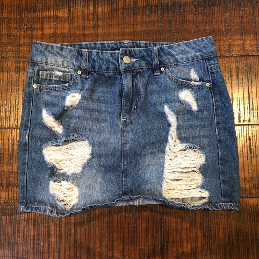 Denim skirt